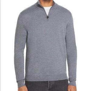 GUC Bloomingdales Merino Wool 1/4 Zip Sweater XL